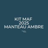 Kit Meilleur Apprenti de France MAF 2025 - MANTEAU AMBRE