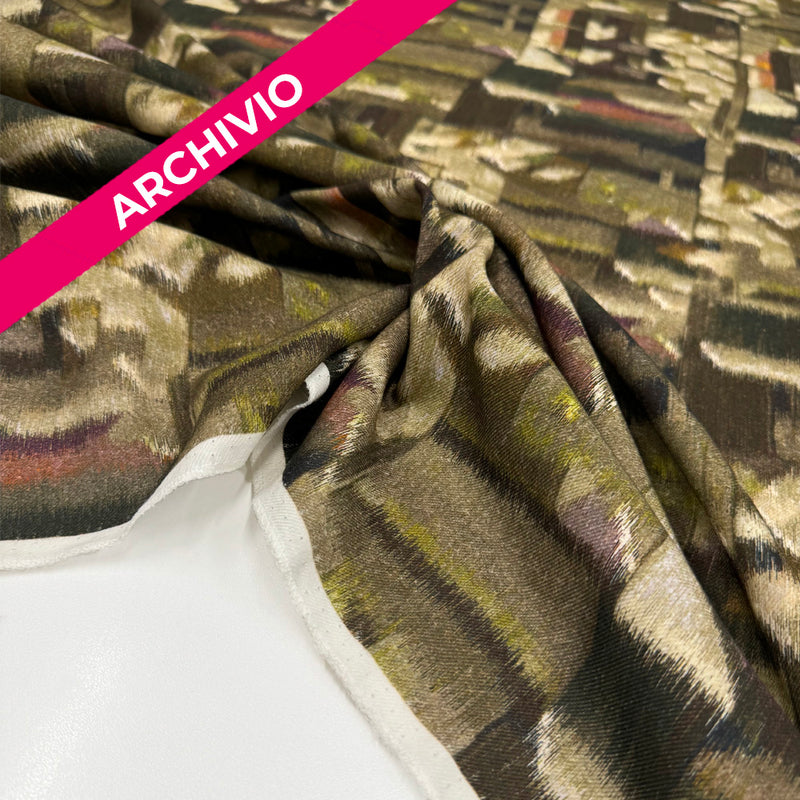 Archivio - Tissu Remisé, Twill Viscose - Abstrait