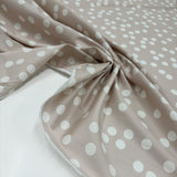 Tissu Satin, Coton - Pois, Madalena