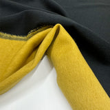 Tissu Manteau, Laine - Double Face Jaune, Santino