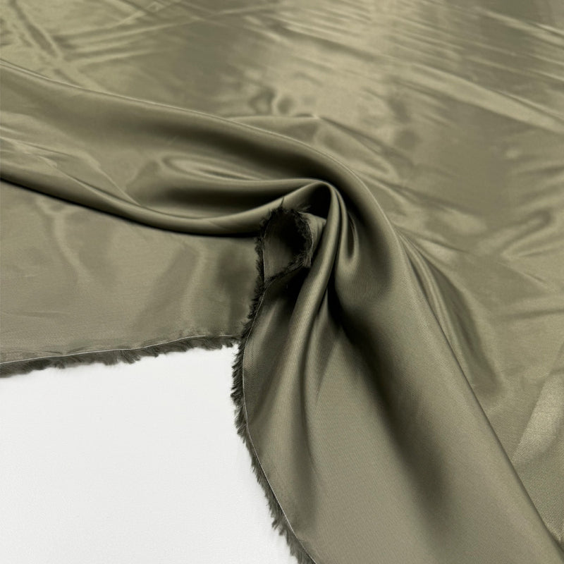 Doublure Satin, Viscose - Vert, Aurelio