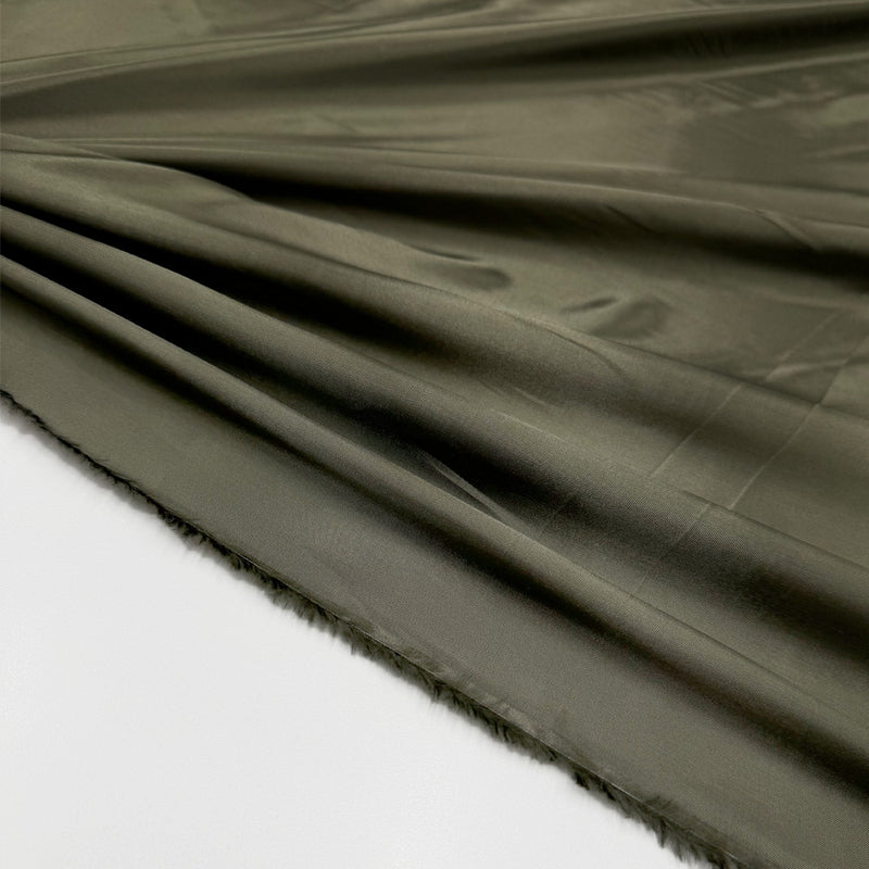 Doublure Satin, Viscose - Vert, Aurelio