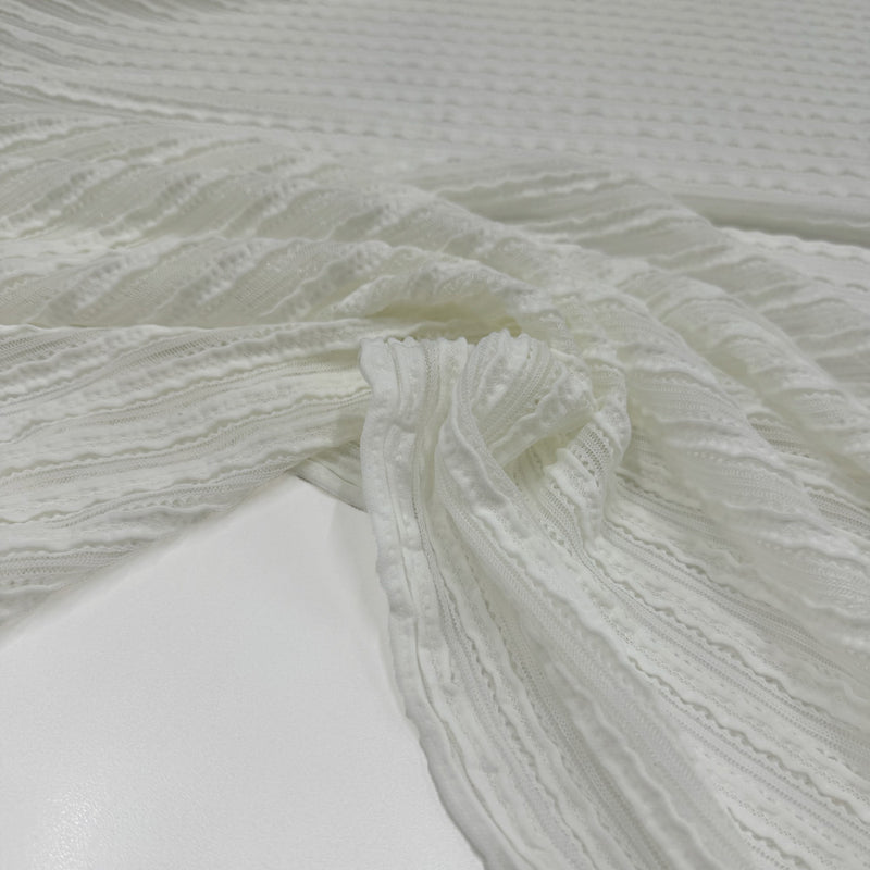 Tissu Tulle Extensible - Rayé, Vernazza