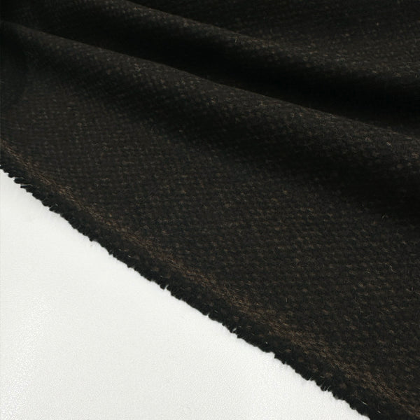 Tissu Manteau, Laine - Chiné Marron, Paggio