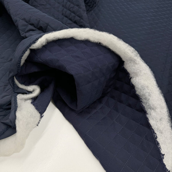 Tissu Matelassé, Molletonné Viscose - Bleu, Alvise