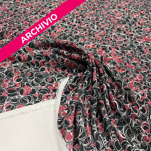 Archivio - Tissu Remisé  Satin, Polyester - Géométrique, Rotondo