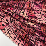 Tissu Satin, Polyester - Géométrique, Screzia