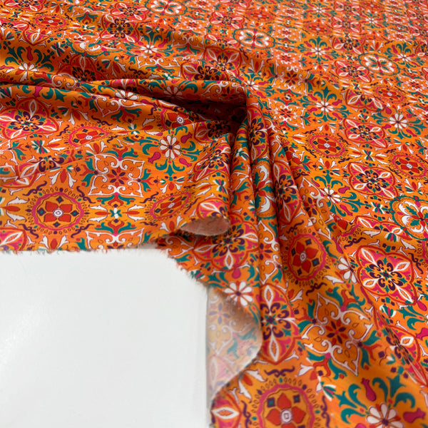 Tissu Satin, Polyester - Cachemire, Dhara