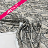 Archivio - Tissu Remisé Satin, Polyester - Animalier, Serpente