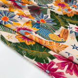 Tissu Crêpe, Viscose Stretch - Tropical, Amazzonia